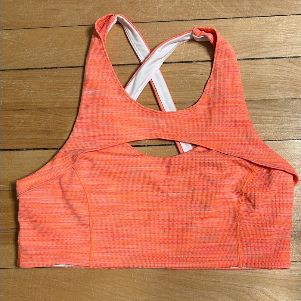 Free People Women's Orange Sports Bra